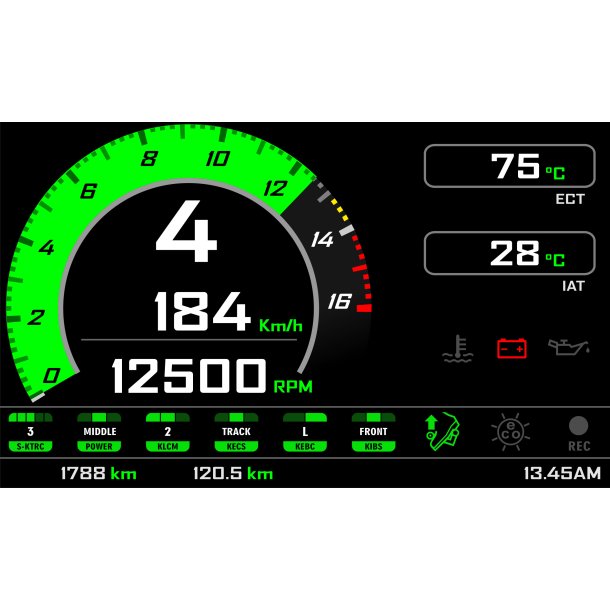 Plug&Play Dash Logger Kawasaki ZX-10R Gen. 4
