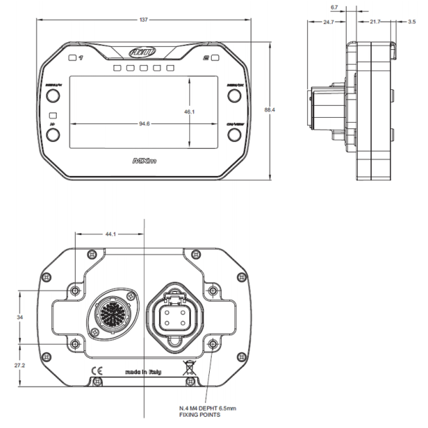 MXm Dash Logger Legend